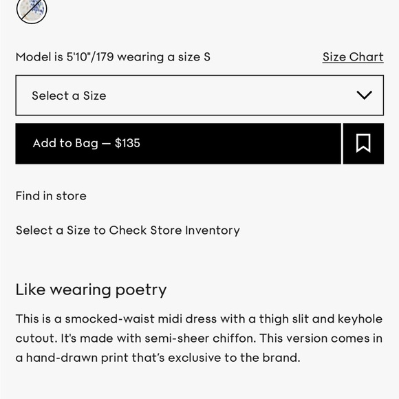 Aritzia Wilfred Genoa Dress - Size Medium - Picture 8 of 15